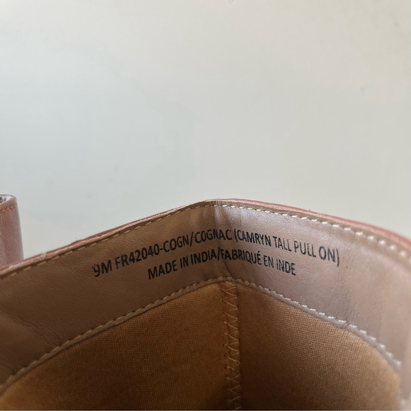 Frye Camryn Tall Pull On Boots in Cognac Size 9 - Picture 6 of 11